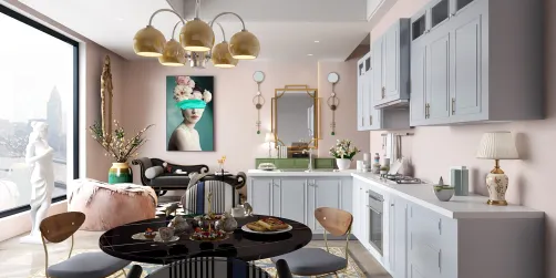 Cozy tea livingroom