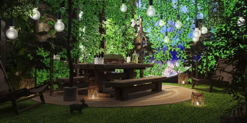 biophilic garden room 
