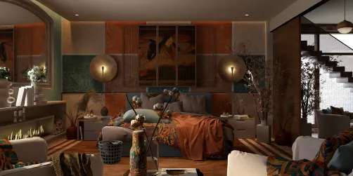 Eclectic Modern Bedroom
