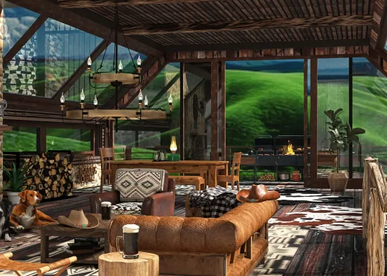 # Home in the Foothills  Renderização de Design