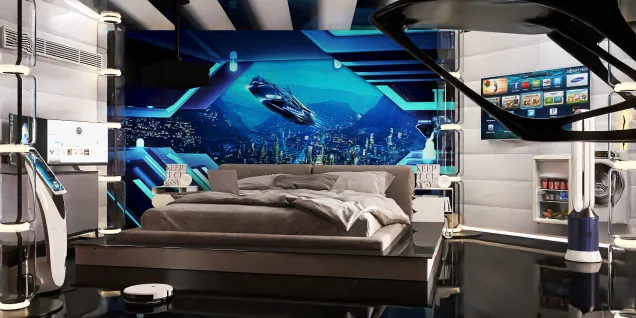 Futuristic Bedroom 