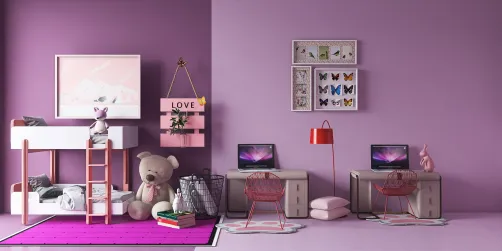 girls twin room