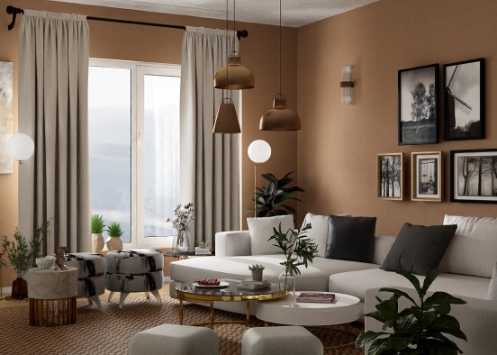 Living Room
 Design Rendering