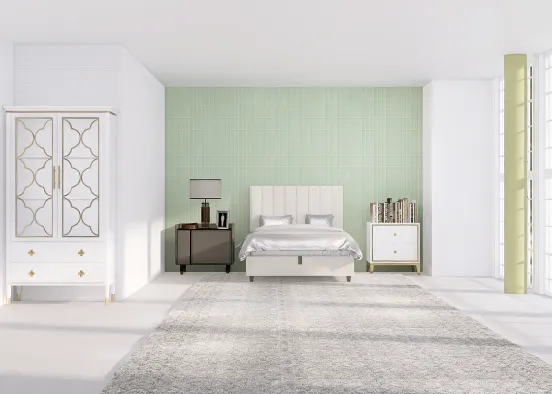 Bedroom for two teenagers Design Rendering