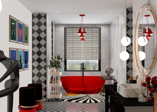 # Vibrant Sanctuary Renderização de Design