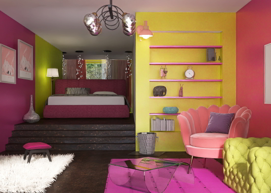 Sweet bedroom ❤️❤️❤️ Design Rendering