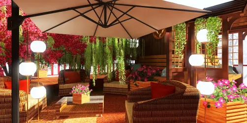 Angolo Relax al fresco del giardino 🌳🌺