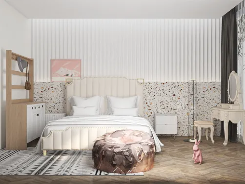 Contemporary bedroom interior design 