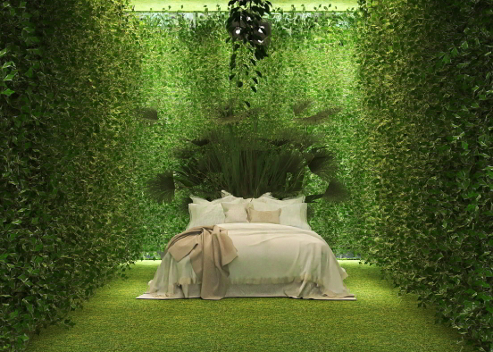 jungle's bed Design Rendering