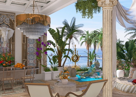 Tropical Tranquility  Design Rendering