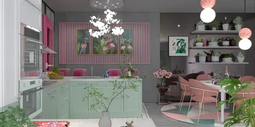 Barbie kitchen… 