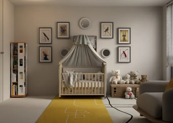 Kid’s bedroom Design Rendering