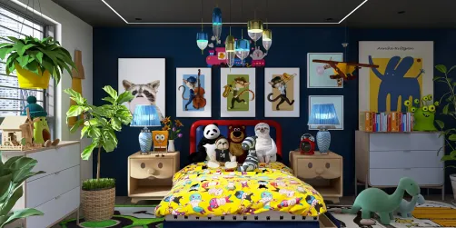 Baby Boy Bedroom 💙🩵💛