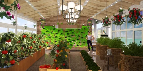 Moms Greenhouse Garden 