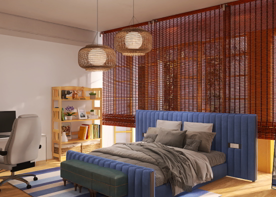 Futuristic  Bedroom Design Rendering