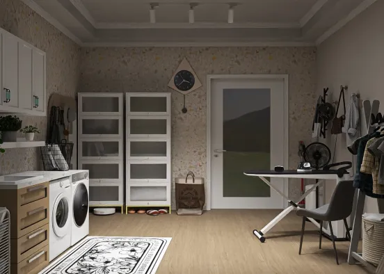 # Laundry room  Визуализация дизайна