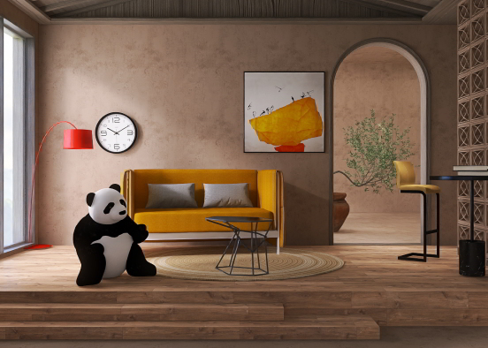 Panda vibin  Design Rendering