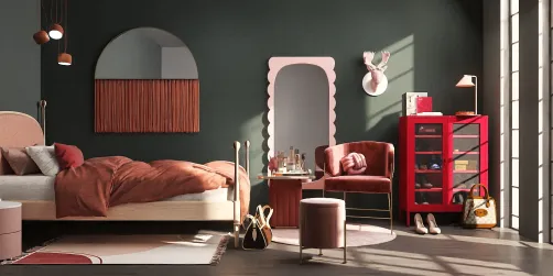 New red bedroom 🍒