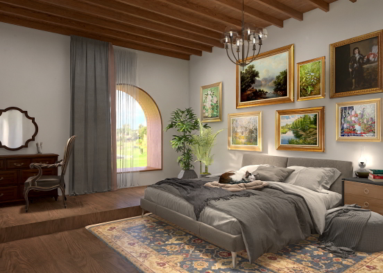 Dream bedroom Design Rendering