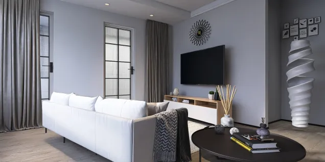 Modern Living room 🫧🩶