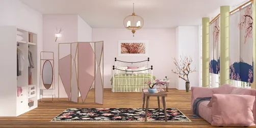 Cherry Blossom Bedroom 