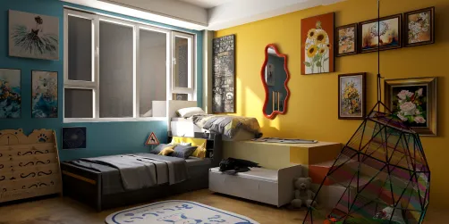 two kid bedroom
