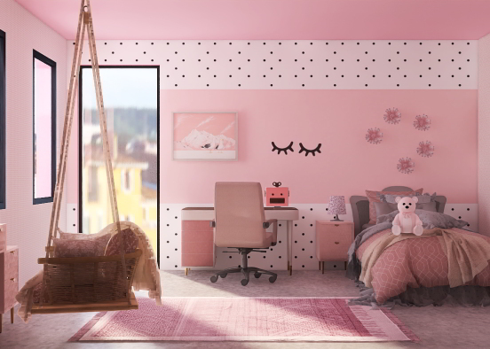 Girls Dream in Pink 🎀 Design Rendering