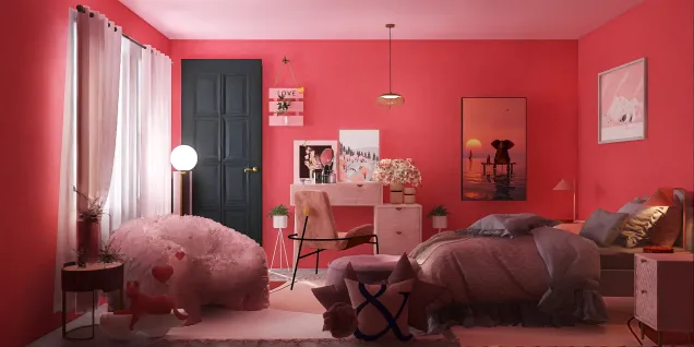My bedroom dream is pink