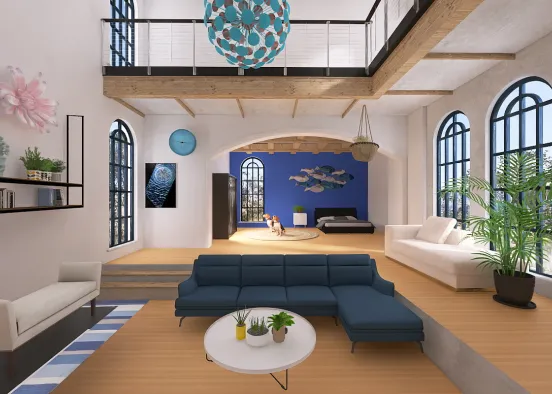 blue room! Design Rendering