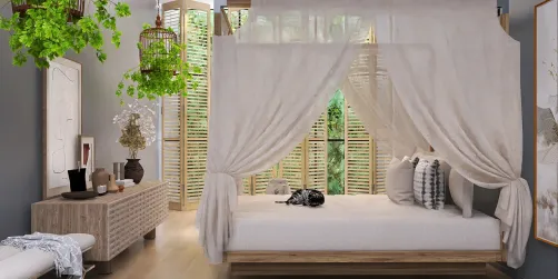 green wall wit cream room