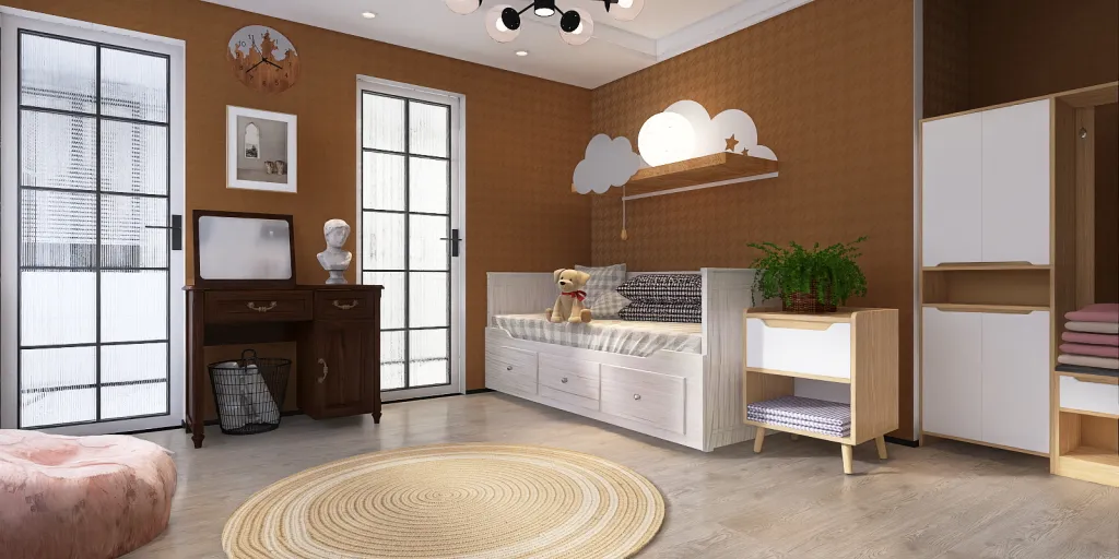 a kitchen with a white refrigerator and a white sink 