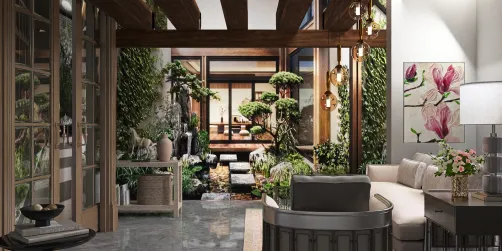 A Luxurious Spring Retreat