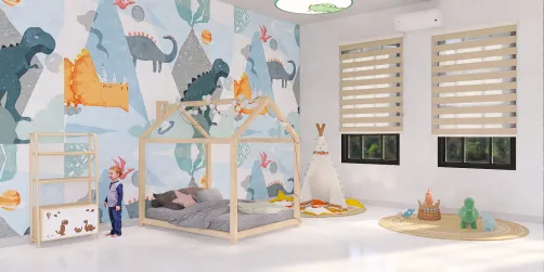 Quarto infantil dinossauro 