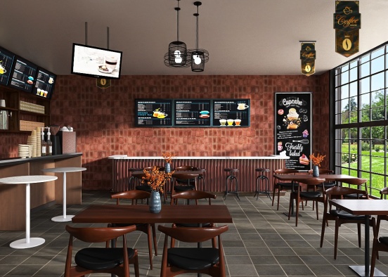 Cafe project any suggestion?? Design Rendering