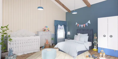 blue kids room