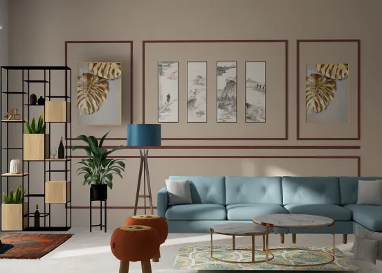 living room 🦩 Design Rendering