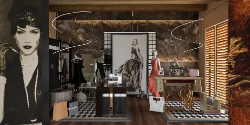 Chanel's Basement Boutique 🗼🎀👗🩱👒👜👠🕶️