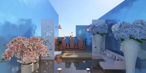 Blue and Pink 