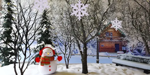 Our Wooden Winter Cabin ❄️ 🏔 🌨 ☃️ 🏠 ✨️ 