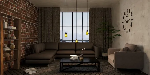 Industrial living room