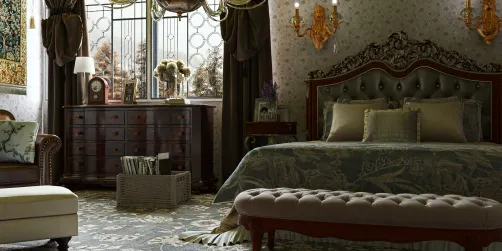 Vintage bedroom 