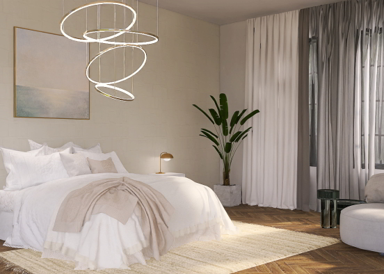 Cozy bedroom  Design Rendering