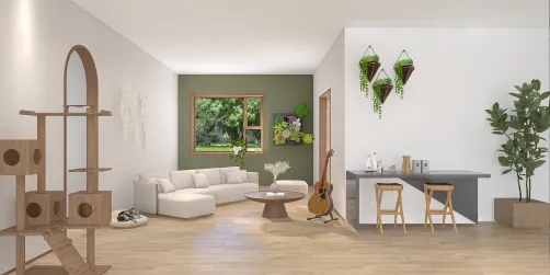 Sala de estar aconchegante 