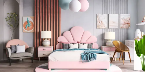 Just a simple design for a beautiful girl's room 