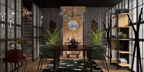 Wine cellar dining