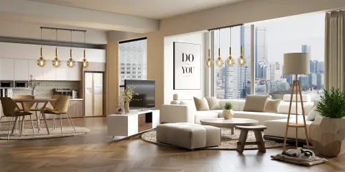 Minimalistic home design🤎