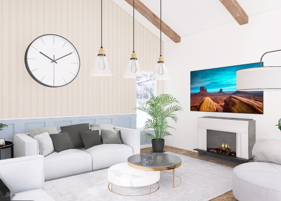 modern lounge  Design Rendering