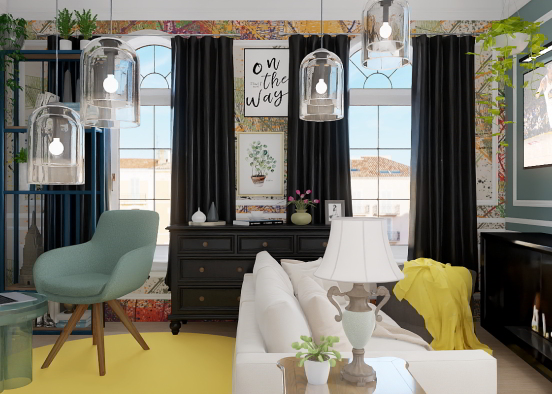 living room design ❣ Design Rendering