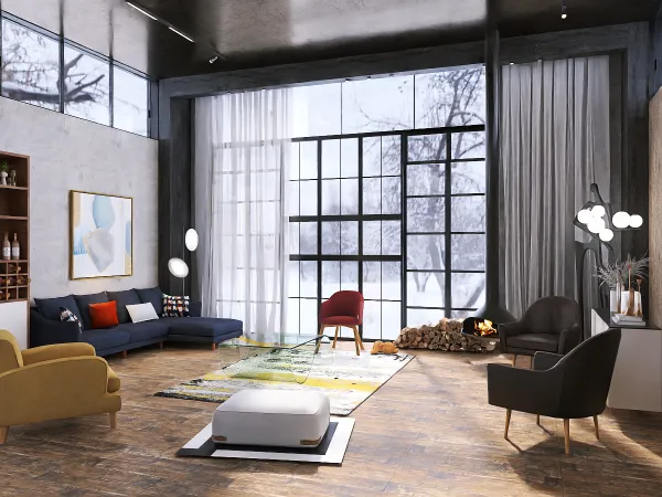 Professional interior design created with Homestyler 3D design software