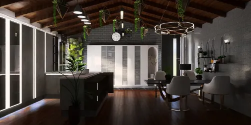 moderne farm kitchen